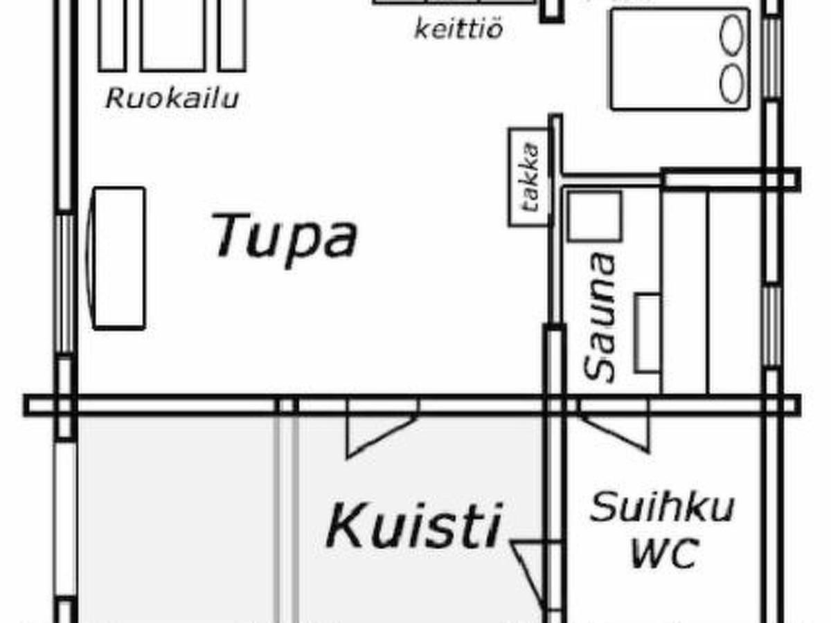 Дома для отпуска Holiday Home Turulan hiekka Hattusaari-8